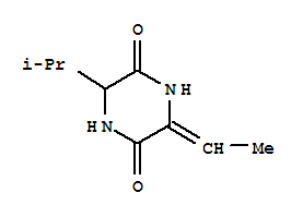 2,5-Piperazinedione,3-ethylidene-6-(1-methylethyl)-(9ci)Structure,219541-93-2Structure 2,5-Piperazinedione,3-ethylidene-6-(1-methylethyl)-(9ci) Structure,219541-93-2Structure