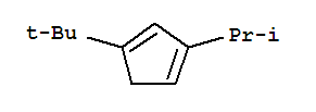 (9ci)-1-(1,1-二甲基乙基)-3-(1-甲基乙基)-1,3-環(huán)戊二烯結(jié)構(gòu)式_219617-44-4結(jié)構(gòu)式