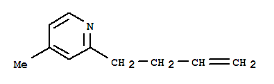 Pyridine, 2-(3-butenyl)-4-methyl-(9ci)Structure,219629-78-4Structure Pyridine, 2-(3-butenyl)-4-methyl-(9ci) Structure,219629-78-4Structure