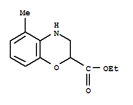 Ethyl 5-methyl-3,4-dihydro-2h-1,4-benzoxazine-2-carboxylateStructure,220120-57-0Structure Ethyl 5-methyl-3,4-dihydro-2h-1,4-benzoxazine-2-carboxylate Structure,220120-57-0Structure