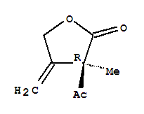 (3r)-(9ci)-3-乙?；?3-甲基-4-亞甲基-2(3H)-呋喃酮結(jié)構(gòu)式_220308-40-7結(jié)構(gòu)式