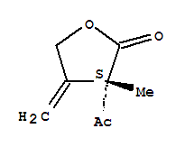 (3s)-(9ci)-3-乙?；?3-甲基-4-亞甲基-2(3H)-呋喃酮結(jié)構(gòu)式_220308-41-8結(jié)構(gòu)式