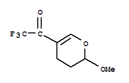 (9ci)-1-(3,4-二氫-2-甲氧基-2H-吡喃-5-基)-2,2,2-三氟-乙酮結構式_220370-51-4結構式