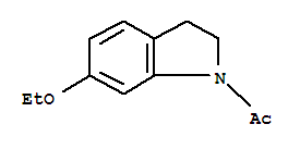 (9ci)-1-乙?；?6-乙氧基-2,3-二氫-1H-吲哚結構式_220657-60-3結構式