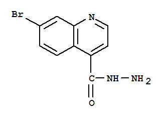 4-Quinolinecarboxylicacid,7-bromo-,hydrazide(9ci)Structure,220844-66-6Structure 4-Quinolinecarboxylicacid,7-bromo-,hydrazide(9ci) Structure,220844-66-6Structure