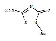 1,2,4-Thiadiazol-3(2h)-one, 2-acetyl-5-amino-(9ci)Structure,220966-98-3Structure 1,2,4-Thiadiazol-3(2h)-one, 2-acetyl-5-amino-(9ci) Structure,220966-98-3Structure