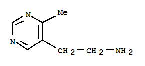 Pyrimidine, 5-(2-aminoethyl)-4-methyl- (6ci,7ci,8ci)Structure,22126-37-0Structure Pyrimidine, 5-(2-aminoethyl)-4-methyl- (6ci,7ci,8ci) Structure,22126-37-0Structure
