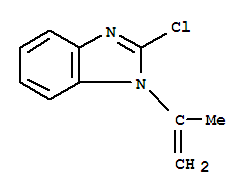 (9ci)-2-氯-1-(1-甲基乙烯)-1H-苯并咪唑結(jié)構(gòu)式_22129-01-7結(jié)構(gòu)式