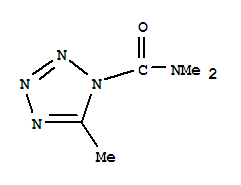 (9ci)-n,n,5-三甲基-1H-四唑-1-羧酰胺結(jié)構(gòu)式_221463-56-5結(jié)構(gòu)式