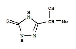 3H-1,2,4-triazole-3-thione, 1,2-dihydro-5-(1-hydroxyethyl)-(9ci)Structure,221524-65-8Structure 3H-1,2,4-triazole-3-thione, 1,2-dihydro-5-(1-hydroxyethyl)-(9ci) Structure,221524-65-8Structure