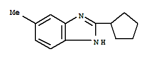 (9ci)-2-環(huán)戊基-5-甲基-1H-苯并咪唑結(jié)構(gòu)式_221548-36-3結(jié)構(gòu)式