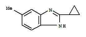 (9ci)-2-環(huán)丙基-5-甲基-1H-苯并咪唑結(jié)構(gòu)式_221548-37-4結(jié)構(gòu)式