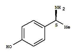 (R)-4-(1-氨基乙基)苯酚結(jié)構(gòu)式_221670-72-0結(jié)構(gòu)式