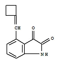 (9ci)-4-(環(huán)丁基甲基)-1H-吲哚-2,3-二酮結構式_222036-51-3結構式