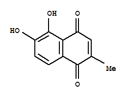 1,4-Naphthalenedione, 5,6-dihydroxy-2-methyl-(9ci)Structure,22273-47-8Structure 1,4-Naphthalenedione, 5,6-dihydroxy-2-methyl-(9ci) Structure,22273-47-8Structure