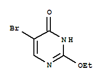 4(1H)-pyrimidinone,5-bromo-2-ethoxy-(9ci)Structure,222737-71-5Structure 4(1H)-pyrimidinone,5-bromo-2-ethoxy-(9ci) Structure,222737-71-5Structure