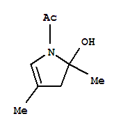 (9ci)-1-乙?；?2,3-二氫-2,4-二甲基-1H-吡咯-2-醇結(jié)構(gòu)式_222845-04-7結(jié)構(gòu)式