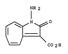 (7ci,9ci)-1-氨基-1,2-二氫-2-氧代-環(huán)庚并[b]吡咯-3-羧酸結(jié)構(gòu)式_2230-06-0結(jié)構(gòu)式