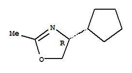 (4r)-(9ci)-4-環(huán)戊基-4,5-二氫-2-甲基噁唑結構式_223473-38-9結構式
