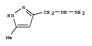 (9ci)-3-(肼基甲基)-5-甲基-1H-吡唑結(jié)構(gòu)式_223603-51-8結(jié)構(gòu)式