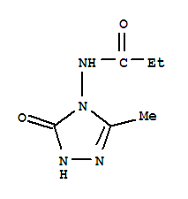 N-(1,5-二氫-3-甲基-5-氧代-4H-1,2,4-噻唑-4-基)-丙酰胺結(jié)構(gòu)式_223795-09-3結(jié)構(gòu)式