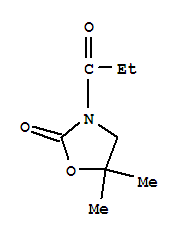 2-Oxazolidinone, 5,5-dimethyl-3-(1-oxopropyl)-Structure,223906-48-7Structure 2-Oxazolidinone, 5,5-dimethyl-3-(1-oxopropyl)- Structure,223906-48-7Structure