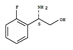 (S)-2-氨基-2-(2-氟苯基)乙醇結(jié)構(gòu)式_224434-02-0結(jié)構(gòu)式