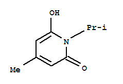 (9ci)-6-羥基-4-甲基-1-(1-甲基乙基)-2(1H)-吡啶酮結(jié)構(gòu)式_224778-65-8結(jié)構(gòu)式