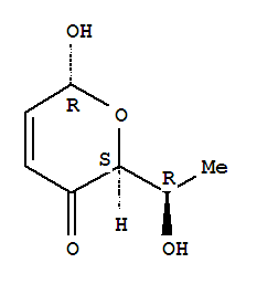 (9ci)-6-羥基-2-[(1r)-1-羥基乙基]-2H-吡喃-3(6h)-酮結(jié)構(gòu)式_225511-08-0結(jié)構(gòu)式