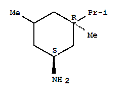 (1r,3s)-rel-(9ci)-3,5-二甲基-3-(1-甲基乙基)-環(huán)己胺結(jié)構(gòu)式_226548-68-1結(jié)構(gòu)式