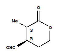 (3s,4r)-(9ci)-四氫-3-甲基-2-氧代-2H-吡喃-4-羧醛結(jié)構(gòu)式_227805-00-7結(jié)構(gòu)式