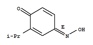 P-benzoquinone, 2-isopropyl-, 4-oxime, (e)-(8ci)Structure,22785-49-5Structure P-benzoquinone, 2-isopropyl-, 4-oxime, (e)-(8ci) Structure,22785-49-5Structure