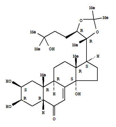 脫皮甾酮 2結構式_22798-96-5結構式