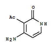 (9ci)-3-乙酰基-4-氨基-2(1H)-吡啶酮結構式_229308-55-8結構式