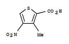 2-Thiophenecarboxylicacid,3-methyl-4-nitro-(9ci)Structure,229343-07-1Structure 2-Thiophenecarboxylicacid,3-methyl-4-nitro-(9ci) Structure,229343-07-1Structure