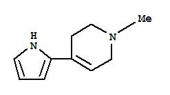 Pyridine, 1,2,3,6-tetrahydro-1-methyl-4-(1h-pyrrol-2-yl)-(9ci)Structure,229628-56-2Structure Pyridine, 1,2,3,6-tetrahydro-1-methyl-4-(1h-pyrrol-2-yl)-(9ci) Structure,229628-56-2Structure