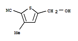 2-Thiophenecarbonitrile, 5-(hydroxymethyl)-3-methyl-(9ci)Structure,232281-11-7Structure 2-Thiophenecarbonitrile, 5-(hydroxymethyl)-3-methyl-(9ci) Structure,232281-11-7Structure