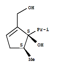 (4r,5r)-rel-(9ci)-5-羥基-4-甲基-5-(1-甲基乙基)-1-環(huán)戊烯-1-甲醇結(jié)構(gòu)式_232933-00-5結(jié)構(gòu)式