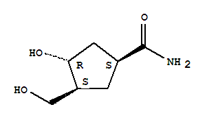(1alpha,3beta,4alpha)-(9ci)-3-羥基-4-(羥基甲基)-環(huán)戊烷羧酰胺結(jié)構(gòu)式_23722-87-4結(jié)構(gòu)式