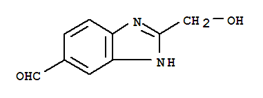 (9ci)-2-(羥基甲基)-1H-苯并咪唑-5-羧醛結(jié)構(gòu)式_237429-62-8結(jié)構(gòu)式