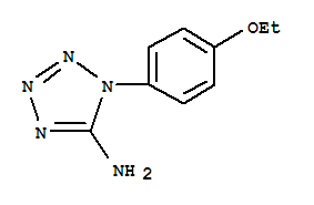 (9ci)-1-(4-乙氧基苯基)-1H-四唑-5-胺結(jié)構(gòu)式_238432-78-5結(jié)構(gòu)式