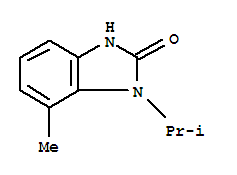 (9ci)-1,3-二氫-7-甲基-1-(1-甲基乙基)-2H-苯并咪唑-2-酮結構式_240143-40-2結構式