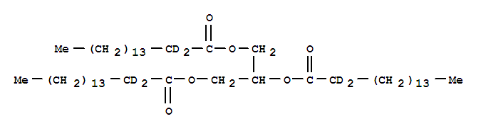 Glyceryl tri(hexadecanoate-2,2-d2)Structure,241157-06-2Structure Glyceryl tri(hexadecanoate-2,2-d2) Structure,241157-06-2Structure