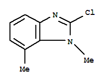 (9ci)-2-氯-1,7-二甲基-1H-苯并咪唑結(jié)構(gòu)式_24133-82-2結(jié)構(gòu)式