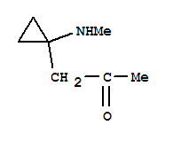 (9ci)-1-[1-(甲基氨基)環(huán)丙基]-2-丙酮結(jié)構(gòu)式_241487-55-8結(jié)構(gòu)式