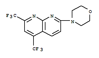 1,8-Naphthyridine,7-(4-morpholinyl)-2,4-bis(trifluoromethyl)-(9ci)Structure,241488-26-6Structure 1,8-Naphthyridine,7-(4-morpholinyl)-2,4-bis(trifluoromethyl)-(9ci) Structure,241488-26-6Structure