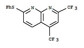 1,8-Naphthyridine,7-(phenylthio)-2,4-bis(trifluoromethyl)-(9ci)Structure,241488-46-0Structure 1,8-Naphthyridine,7-(phenylthio)-2,4-bis(trifluoromethyl)-(9ci) Structure,241488-46-0Structure