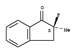 (2s)-(9ci)-2-氟-2,3-二氫-2-甲基-1H-茚-1-酮結構式_242484-64-6結構式