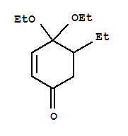 2-Cyclohexen-1-one,4,4-diethoxy-5-ethyl-(9ci)Structure,243975-17-9Structure 2-Cyclohexen-1-one,4,4-diethoxy-5-ethyl-(9ci) Structure,243975-17-9Structure