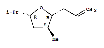 Furan, tetrahydro-3-methyl-5-(1-methylethyl)-2-(2-propenyl)-, (2r,3s,5r)-rel-(9ci)Structure,243983-04-2Structure Furan, tetrahydro-3-methyl-5-(1-methylethyl)-2-(2-propenyl)-, (2r,3s,5r)-rel-(9ci) Structure,243983-04-2Structure